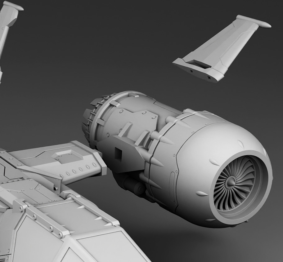 Conqueror of Planets - Spaceship  3D print model_14