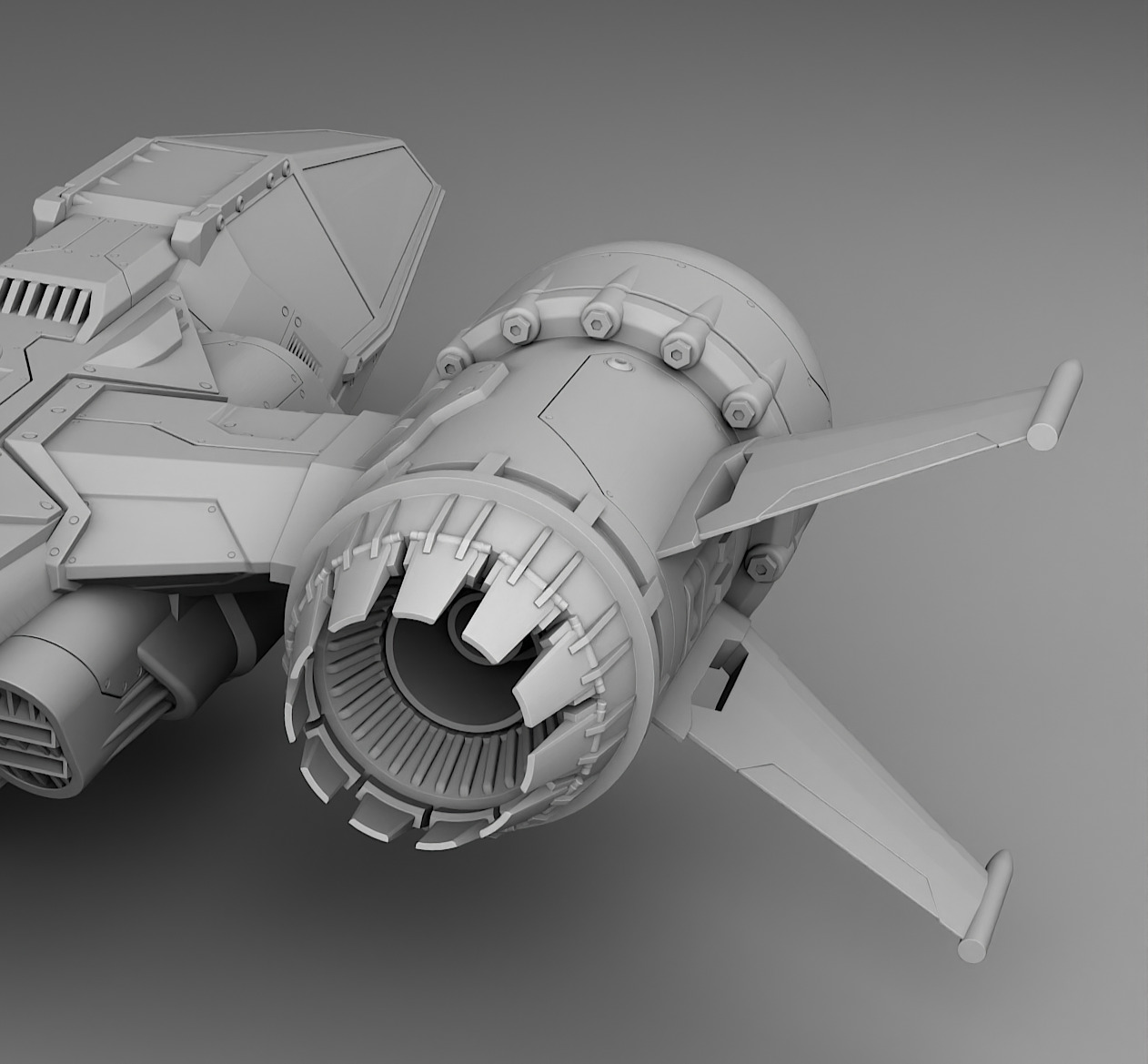 Conqueror of Planets - Spaceship  3D print model_8