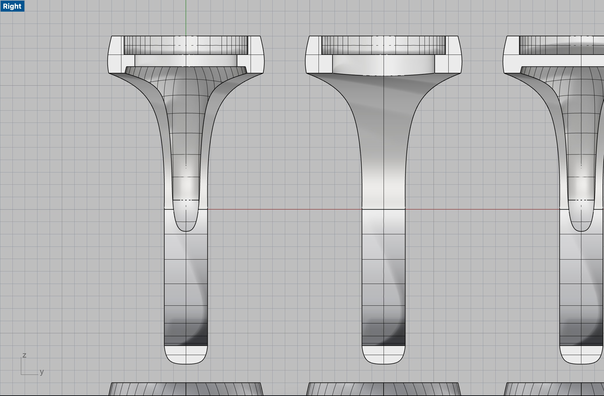 Oval 12x8 mm Signet Rings 174 items 3D print model 3D print model_7