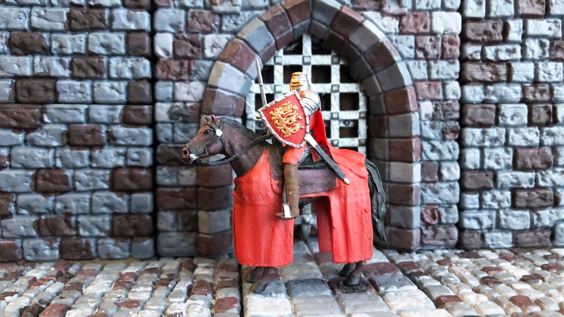 English Crusader Cavalry 3 3D print model_8