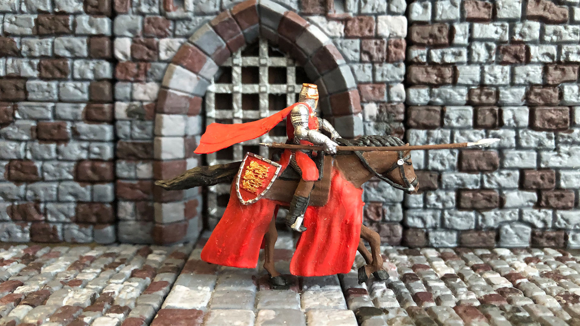 English Crusader Cavalry 4 3D print model_7