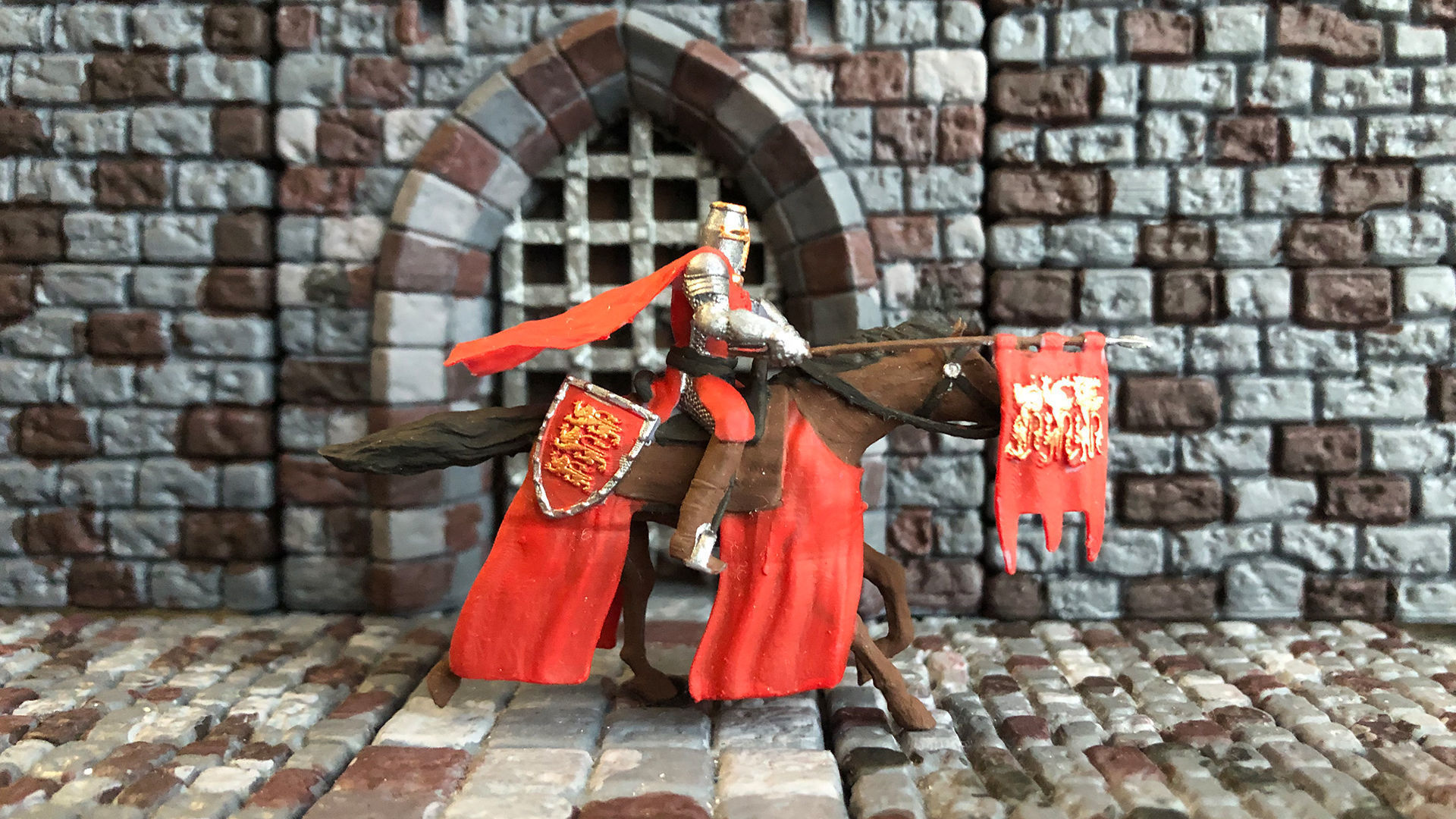 English Crusader Cavalry 5 3D print model_7