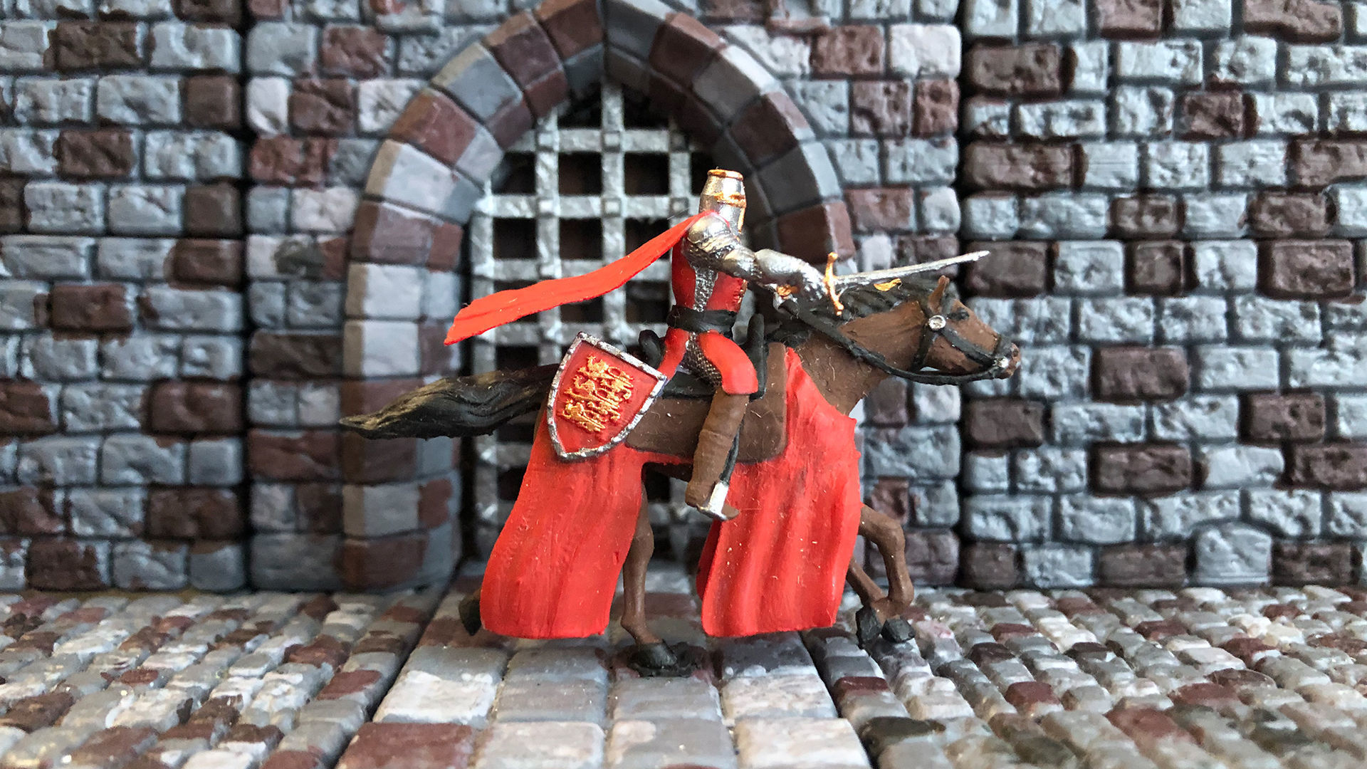 English Crusader Cavalry 6 3D print model_8