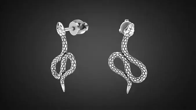 High jewelry Snake earring studs 2025 E22