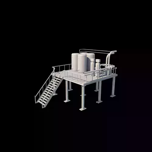 Chemical Engineering Plant 3D model