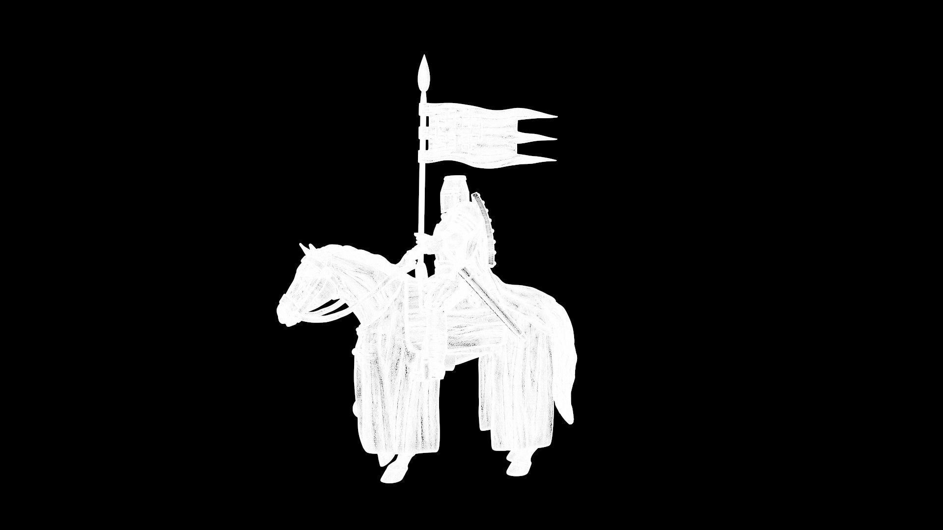 Order of the Holy Sepulcher of Jerusalem Cavalry 1 3D print model_9