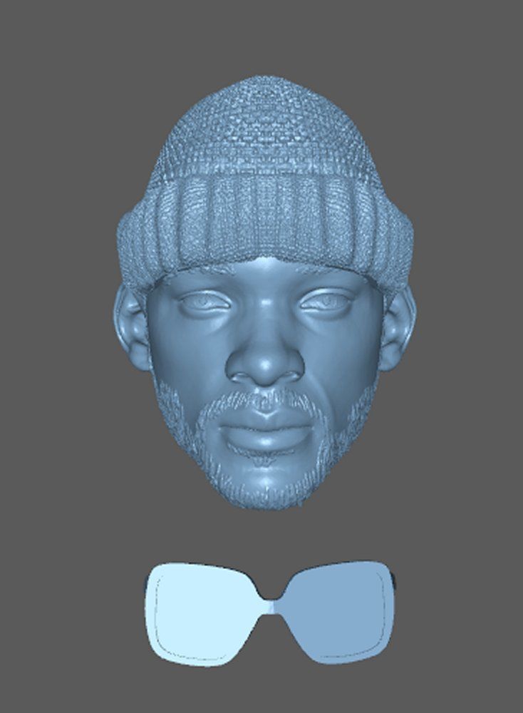HANCOCK WILL SMITH HEADSCULPT 3D print model_3