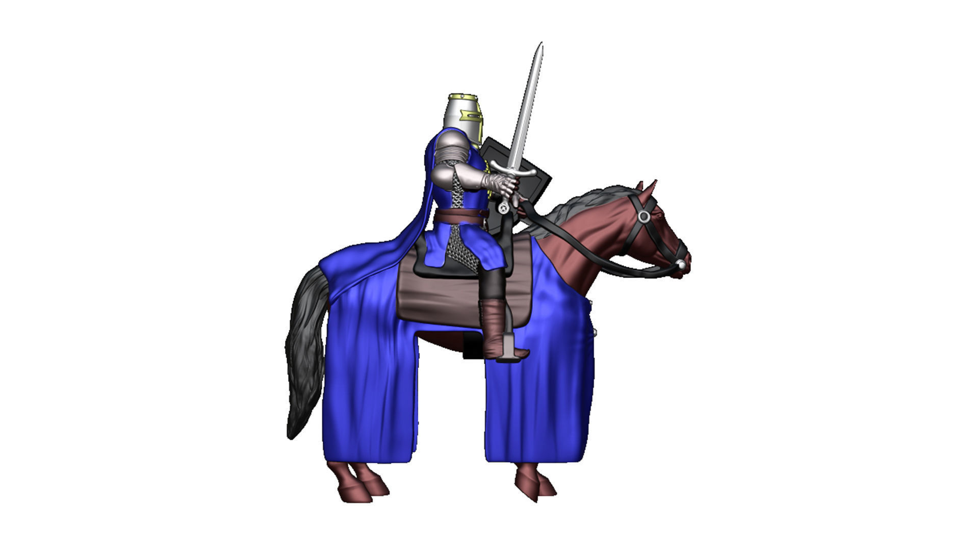 Order of the Holy Sepulcher of Jerusalem Cavalry 3 3D print model_3