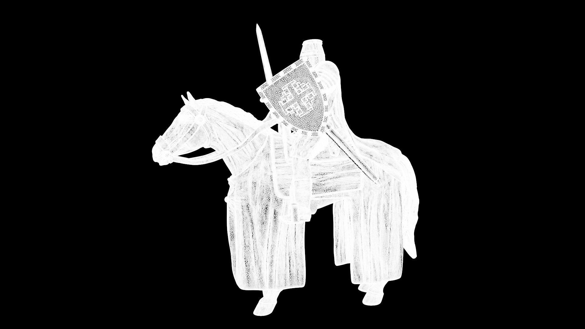 Order of the Holy Sepulcher of Jerusalem Cavalry 3 3D print model_9