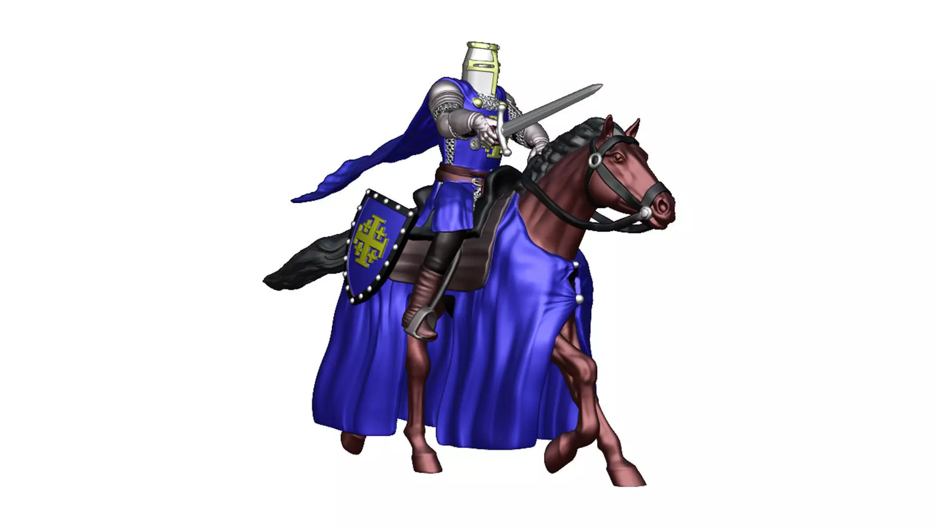 Order of the Holy Sepulcher of Jerusalem Cavalry 6 3D print model_0