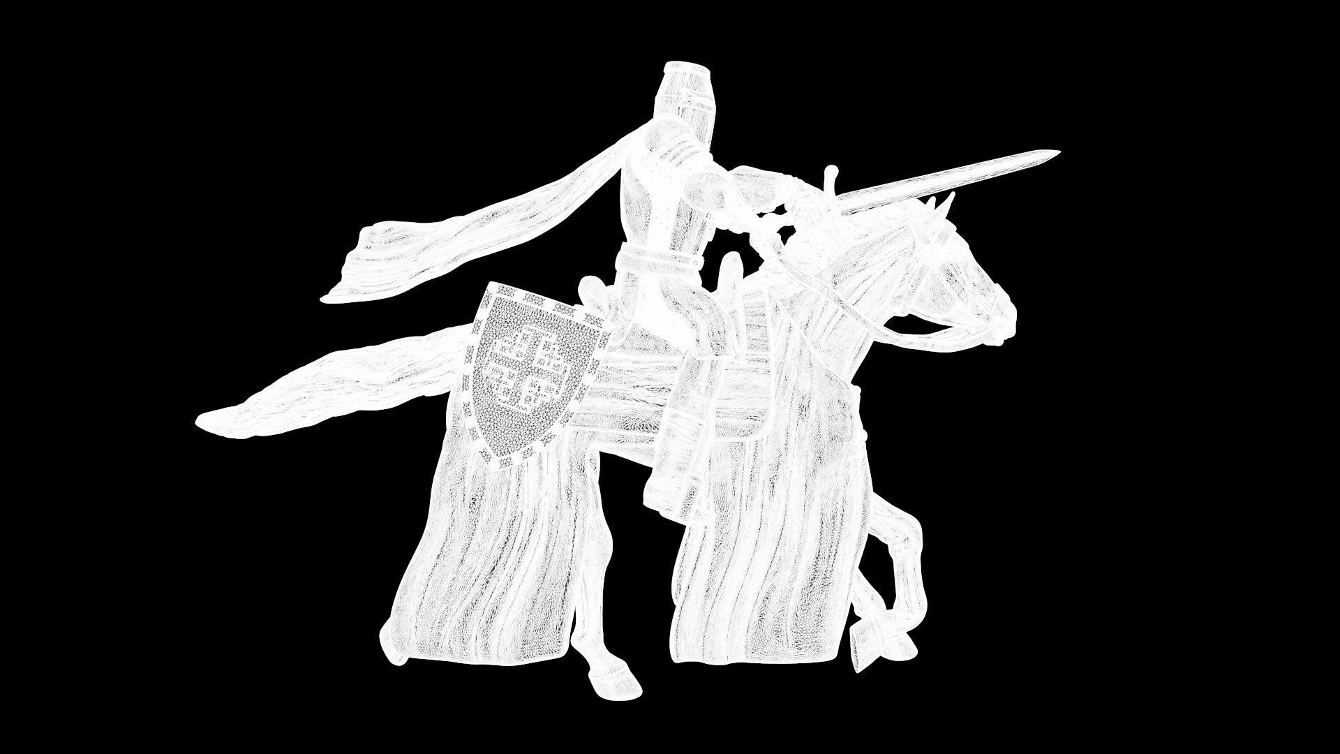 Order of the Holy Sepulcher of Jerusalem Cavalry 6 3D print model_9