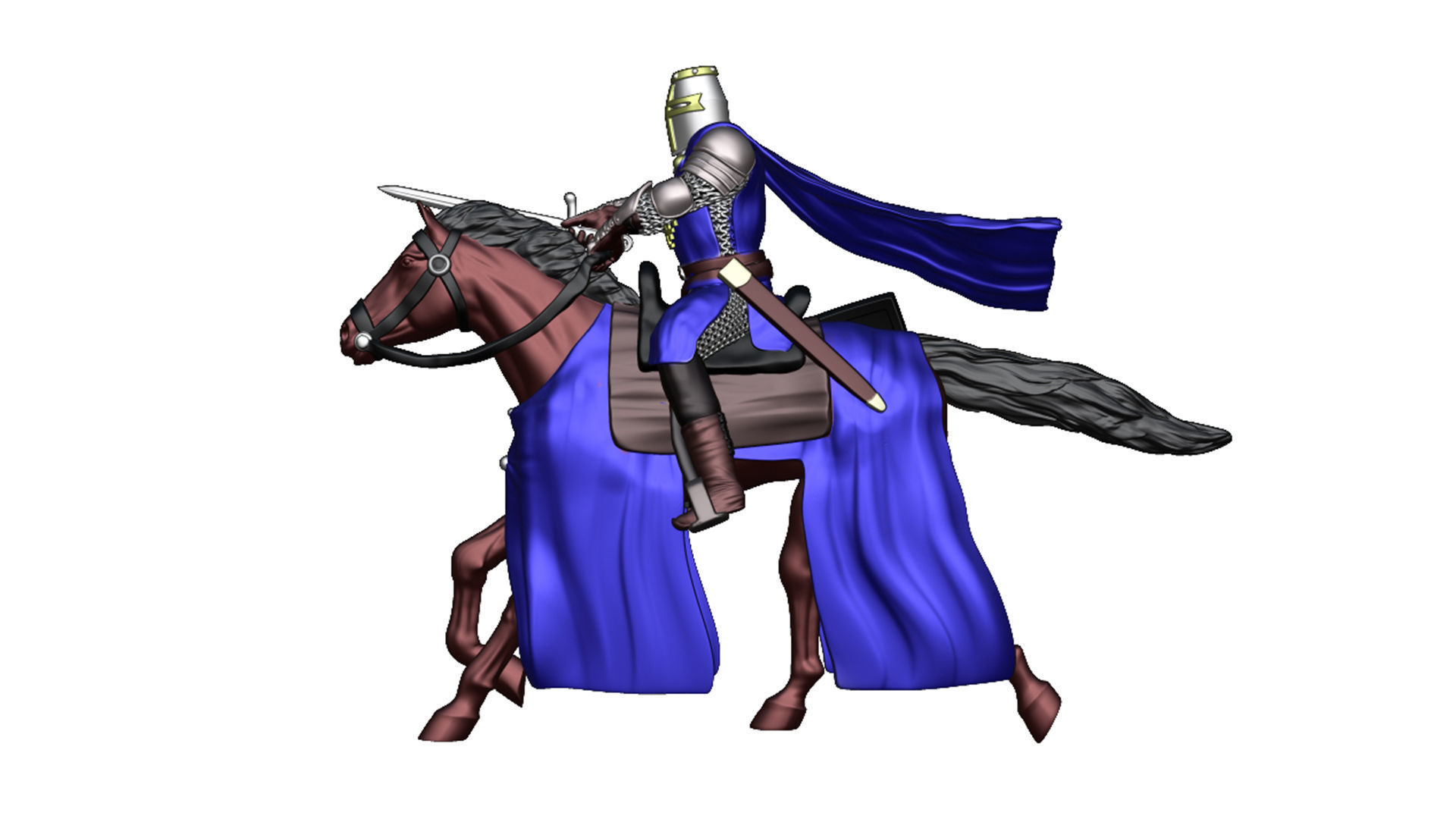 Order of the Holy Sepulcher of Jerusalem Cavalry 6 3D print model_4