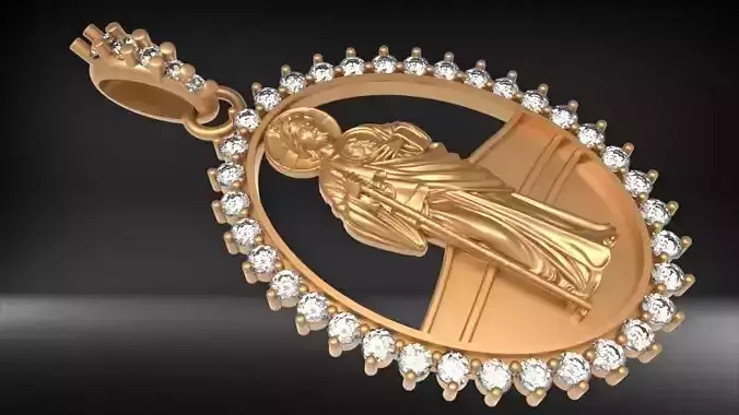 Saint Jude Thaddeus Pendant Necklace Charm Bracelet Jewelry