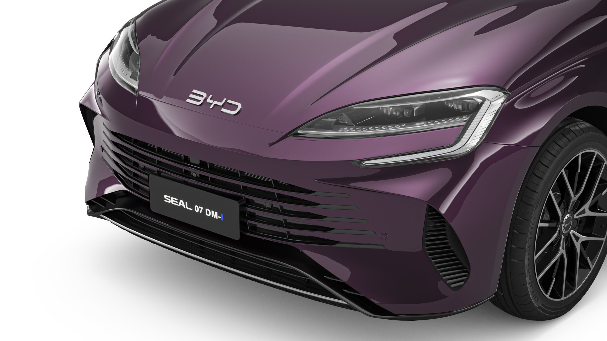 2025 BYD Seal 07 DM-I With Interior 3D model_4
