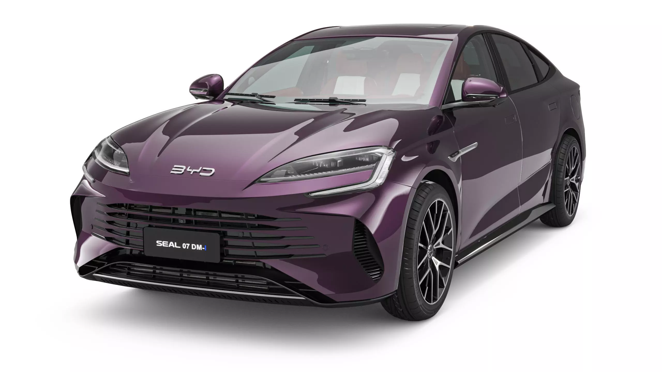 2025 BYD Seal 07 DM-I With Interior 3D model_0