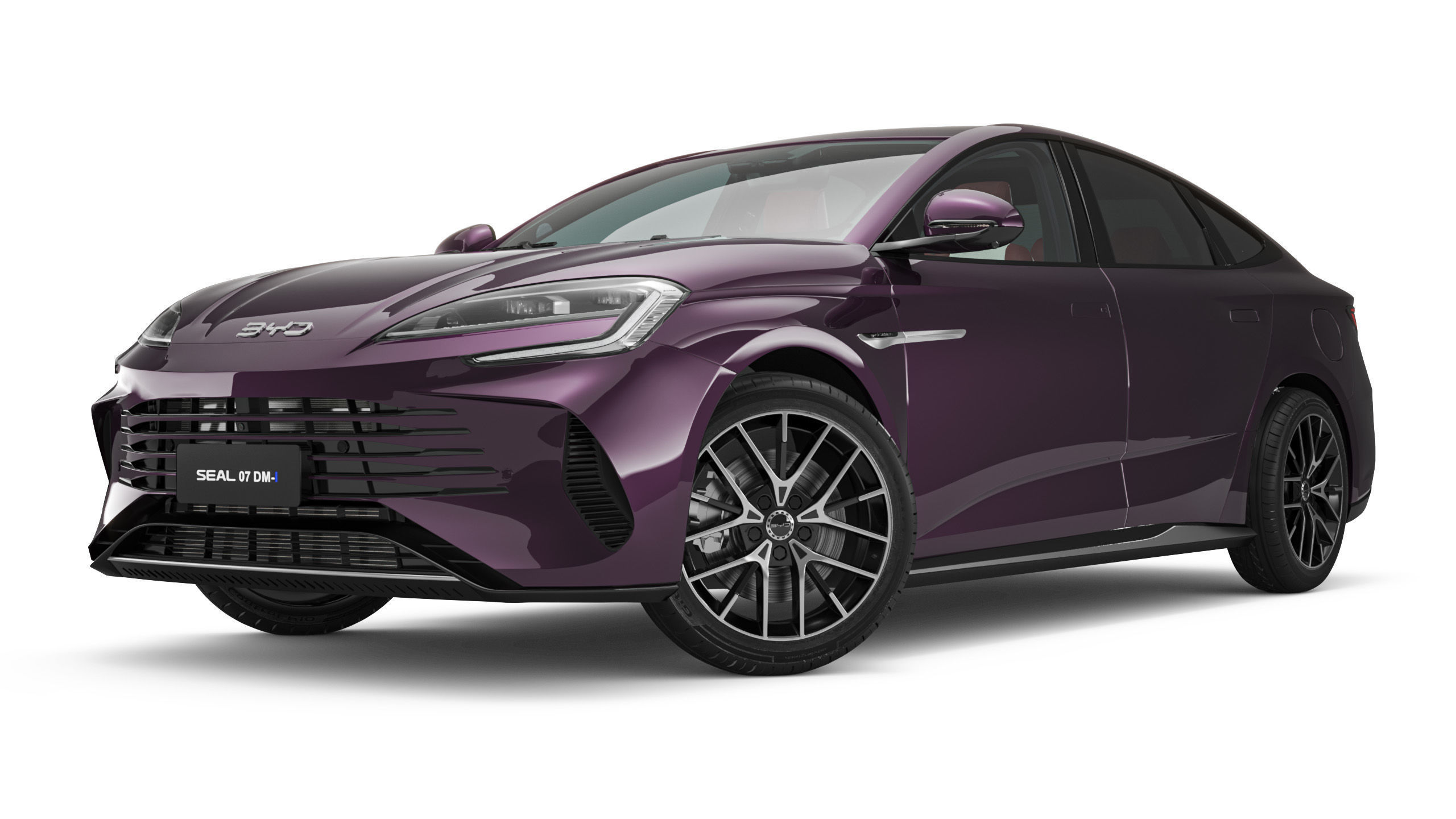 2025 BYD Seal 07 DM-I With Interior 3D model_3