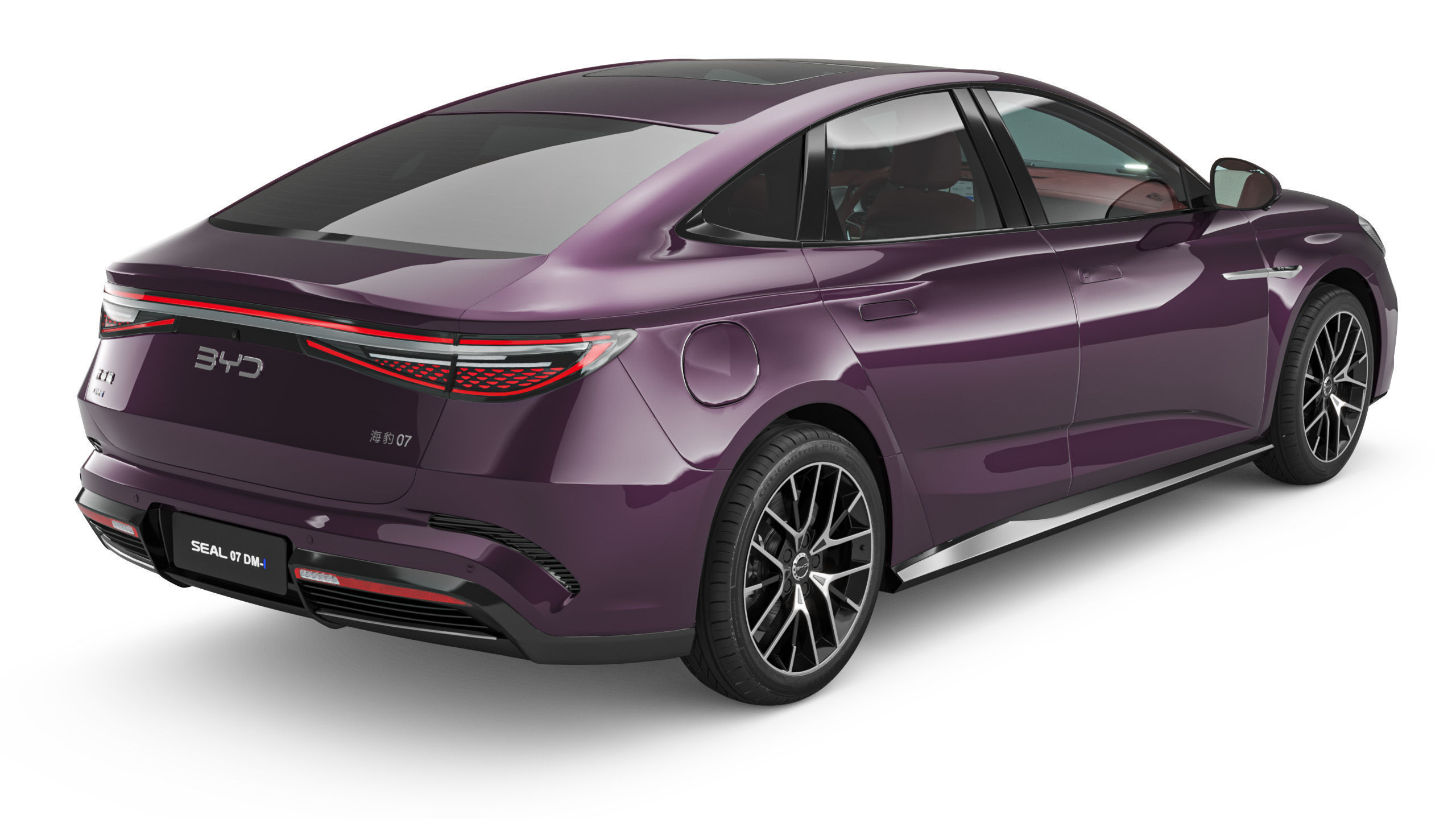 2025 BYD Seal 07 DM-I With Interior 3D model_2
