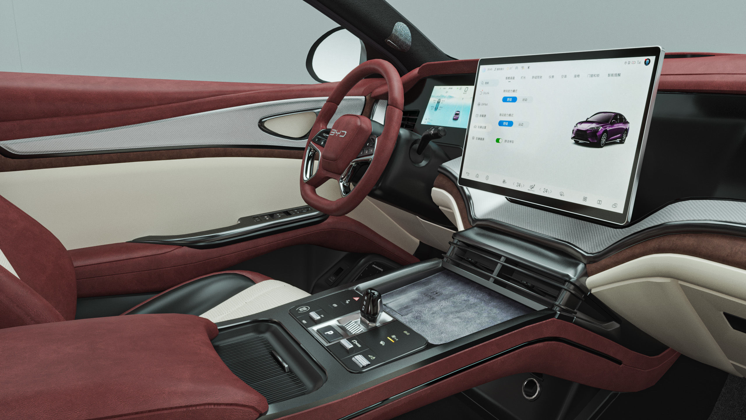 2025 BYD Seal 07 DM-I With Interior 3D model_14