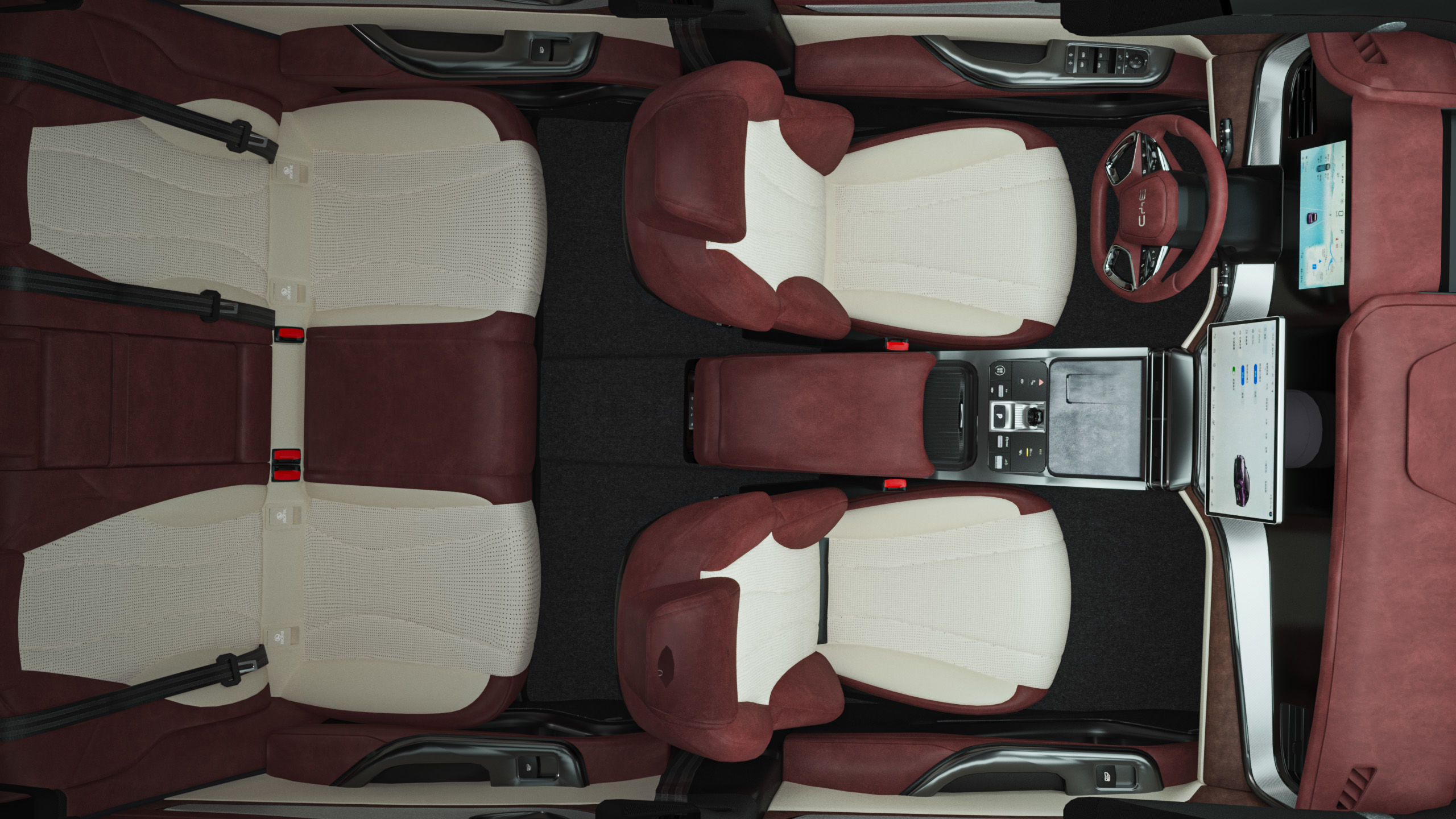 2025 BYD Seal 07 DM-I With Interior 3D model_17