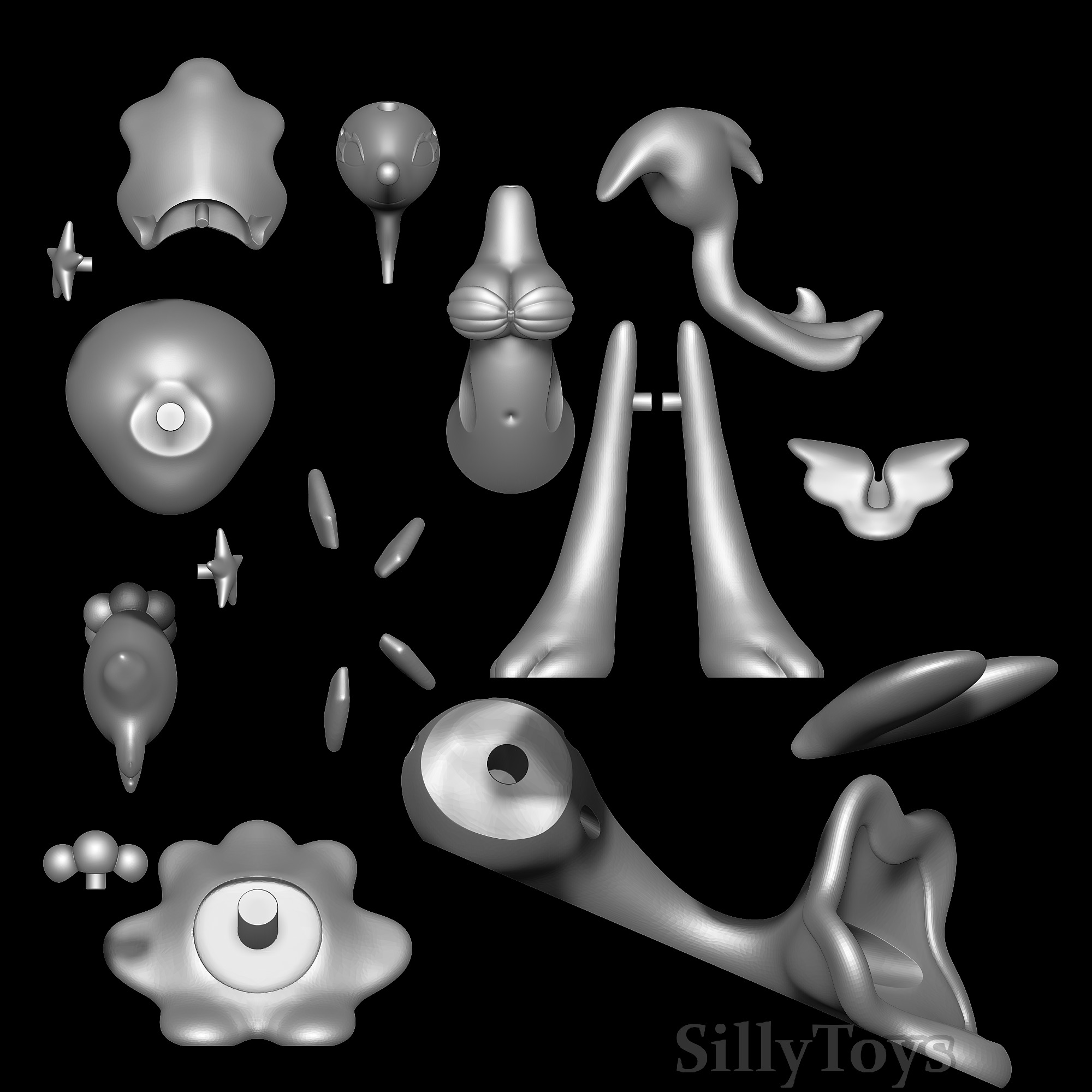 Primarina - Pokemon 3D print model_5