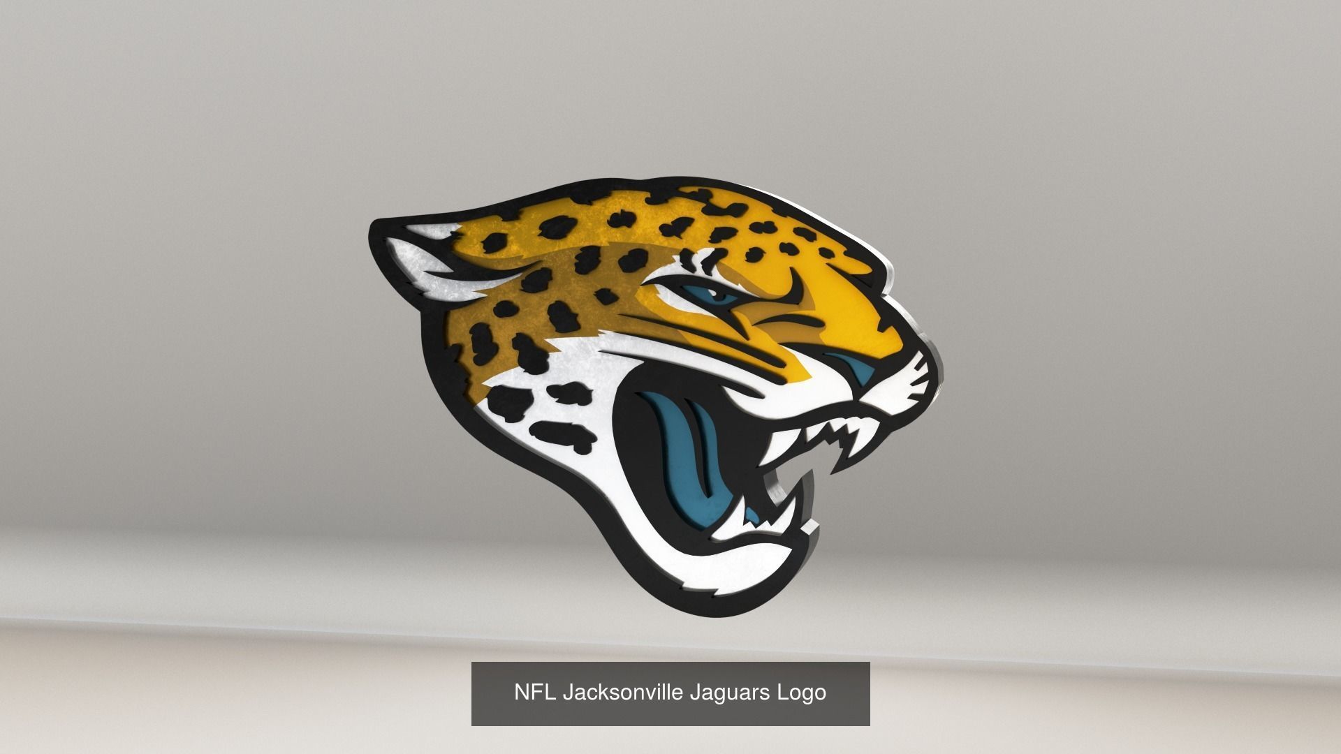 NFL AFC Teams Logos 3D Model Collection_24