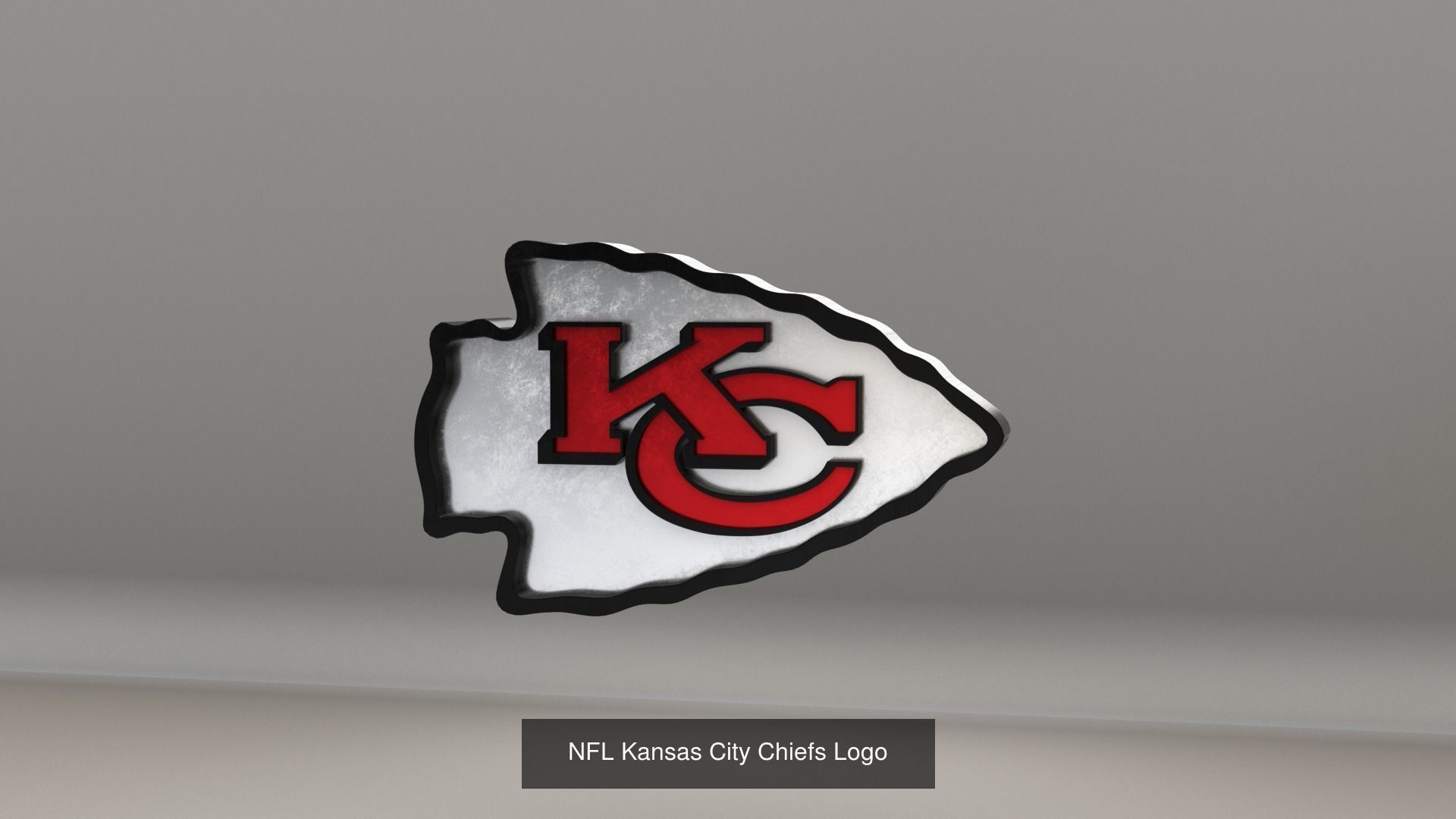 NFL AFC Teams Logos 3D Model Collection_25