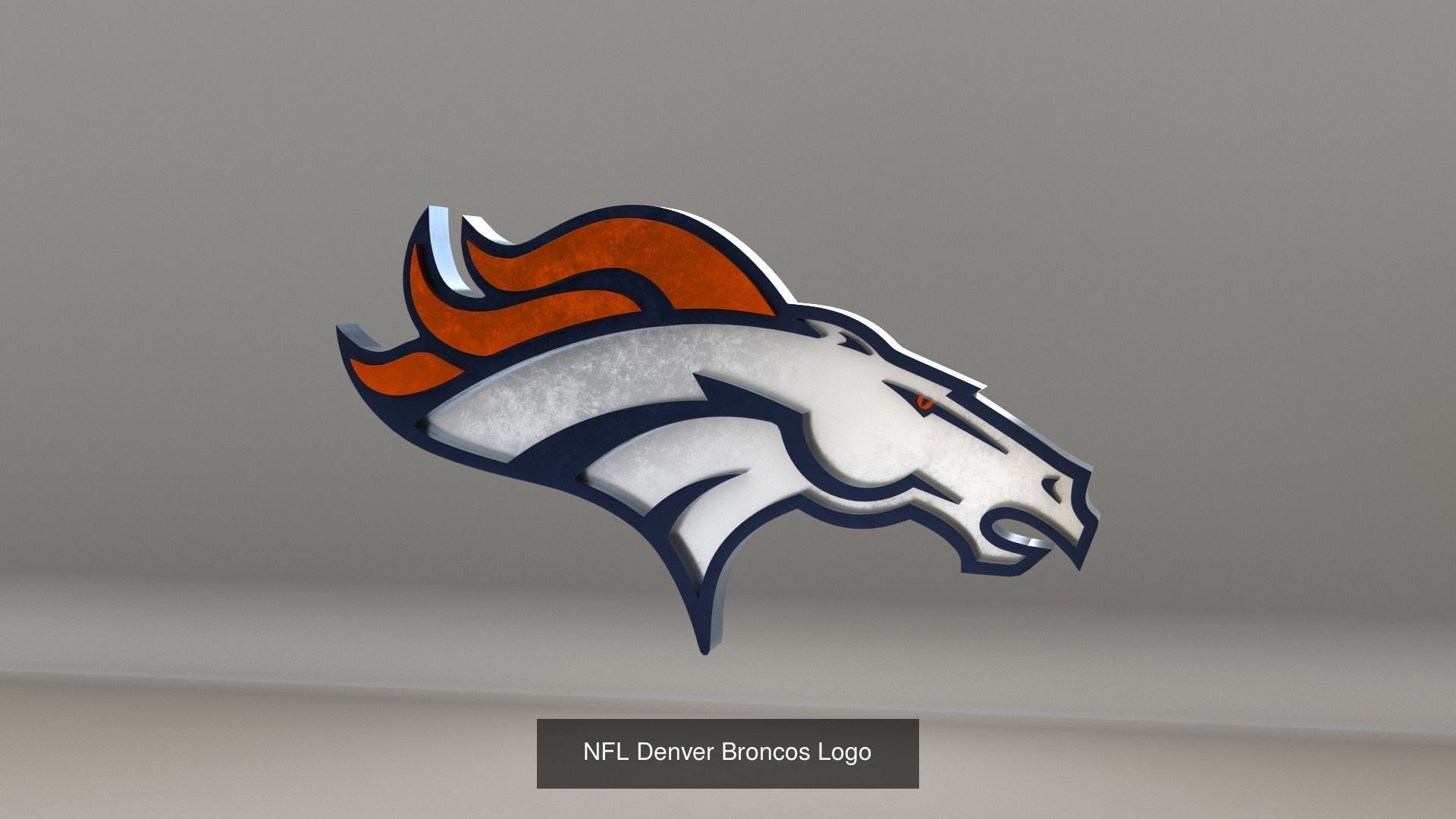 NFL AFC Teams Logos 3D Model Collection_21