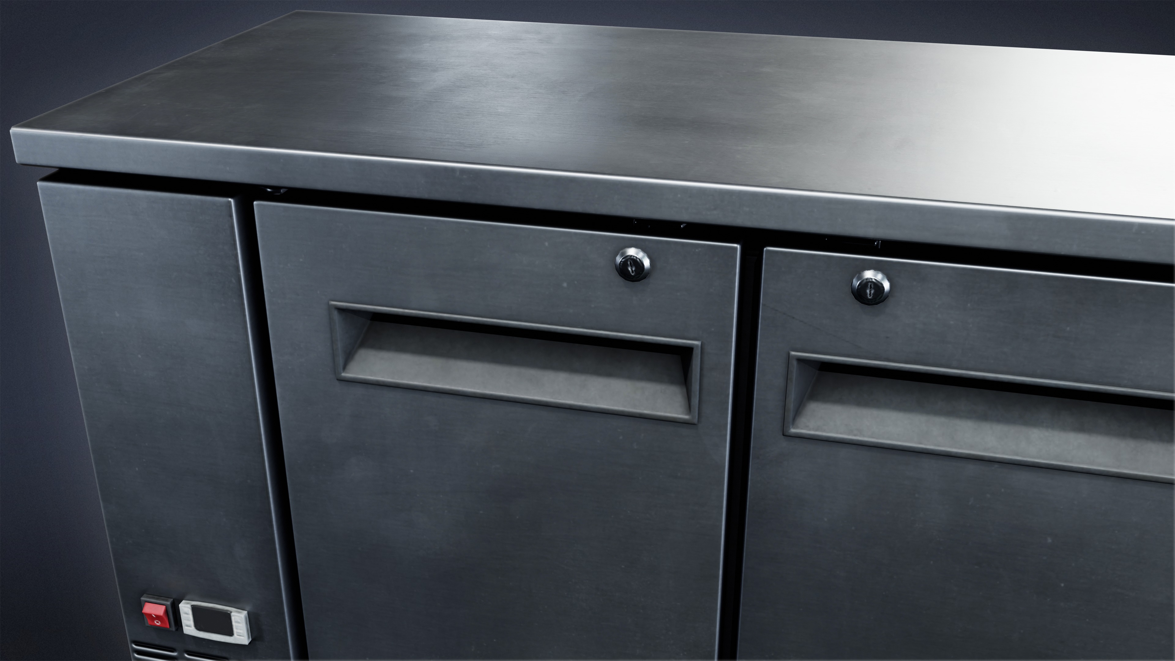 SHOPPING AND GROCERY - Cooler 03 - LOW POLY Low-poly 3D model_6