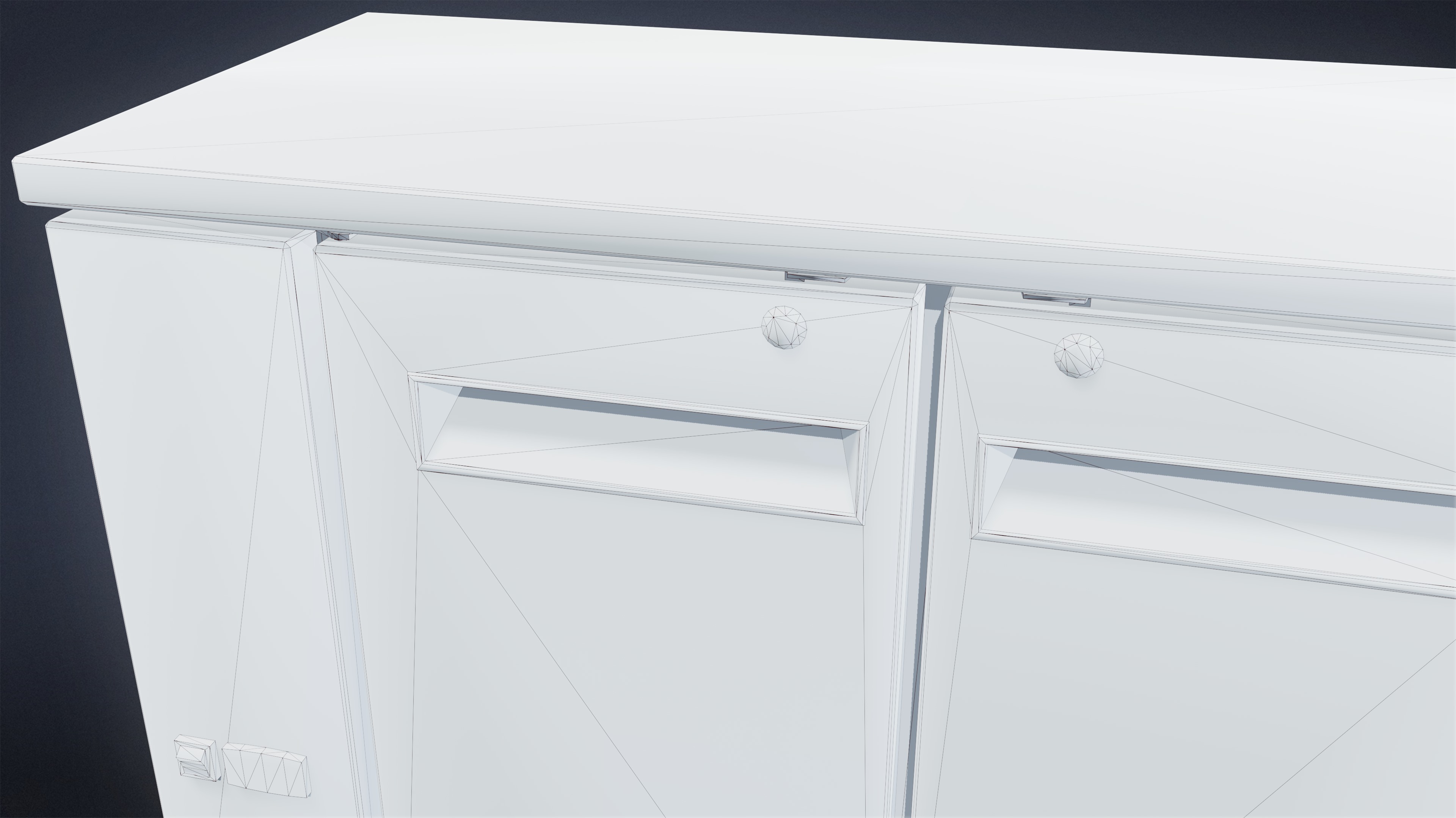 SHOPPING AND GROCERY - Cooler 03 - LOW POLY Low-poly 3D model_7