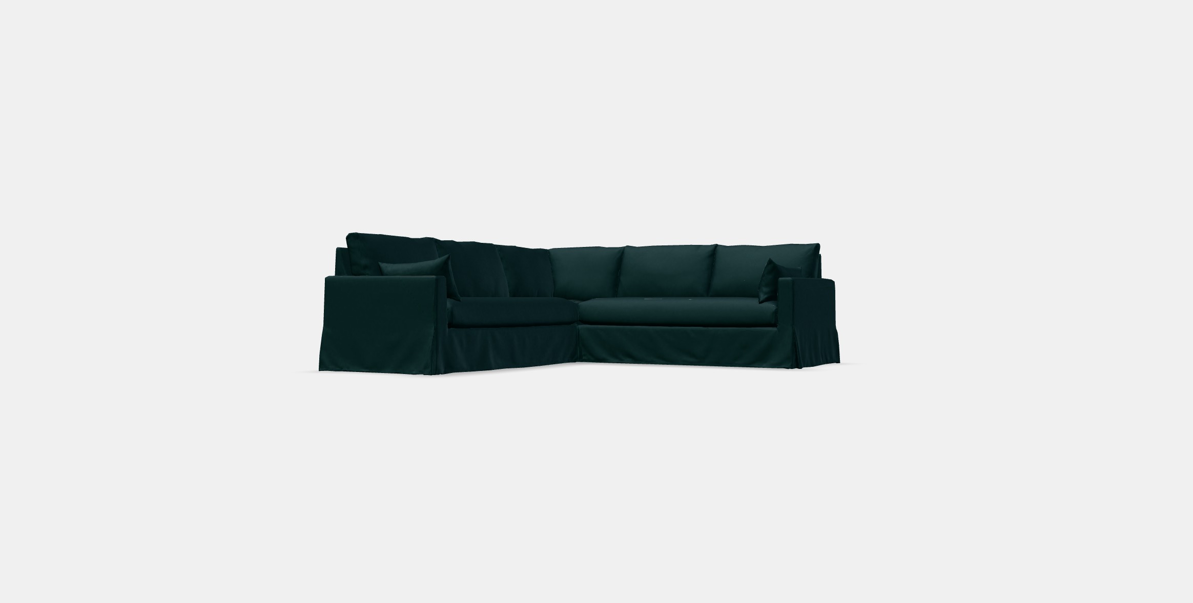 HYLTARP Cover for corner sofa 4-seat 3D model_11