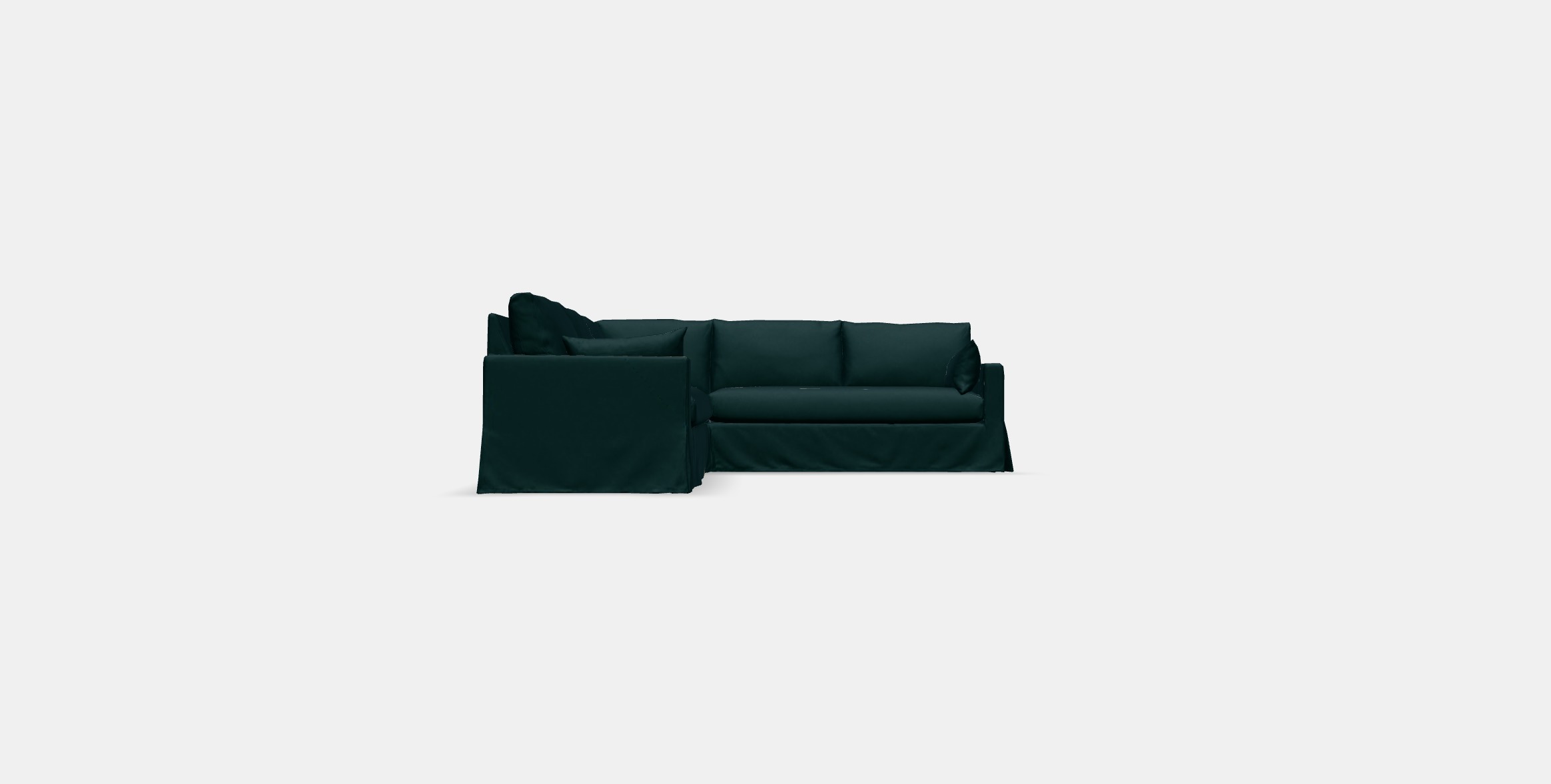 HYLTARP Cover for corner sofa 4-seat 3D model_10