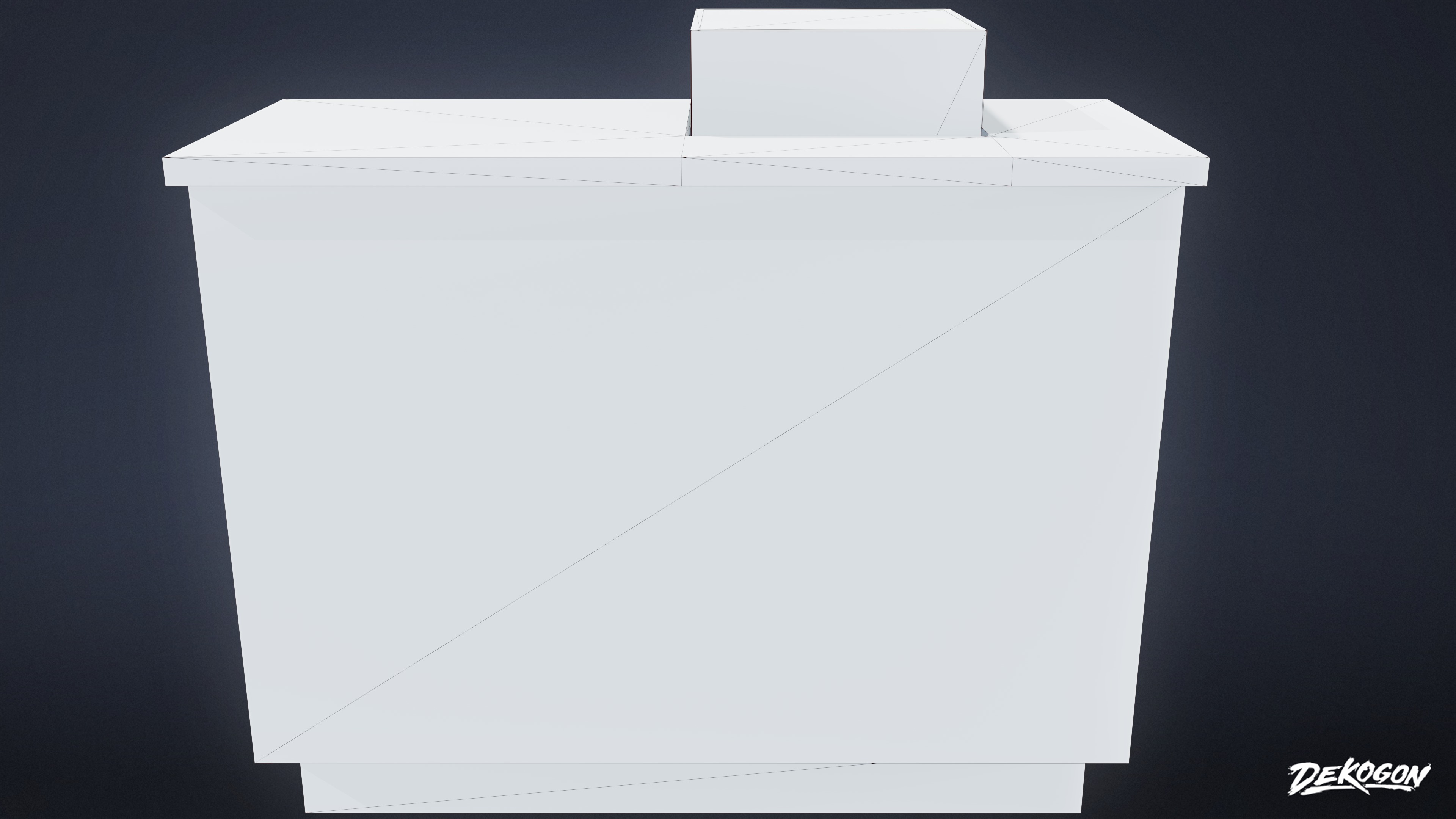 SHOPPING AND GROCERY - Display Case 01 - LOW POLY Low-poly 3D model_9