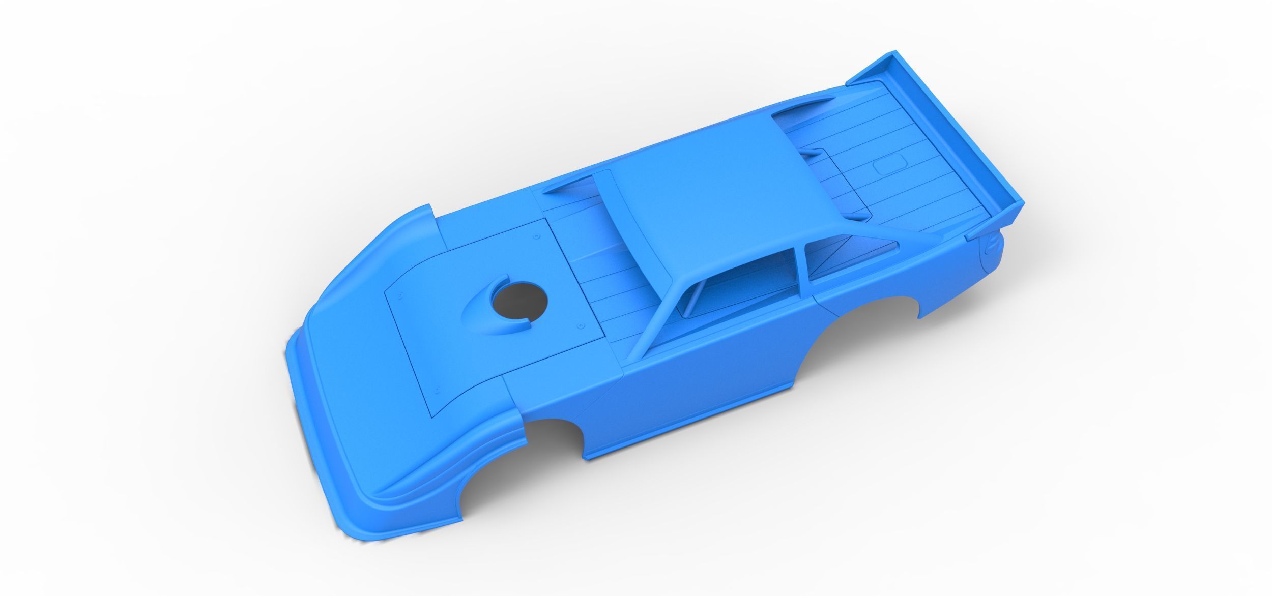 Shell of Australian Super Sedan Version 1 Scale 1 to 25 3D print model_1