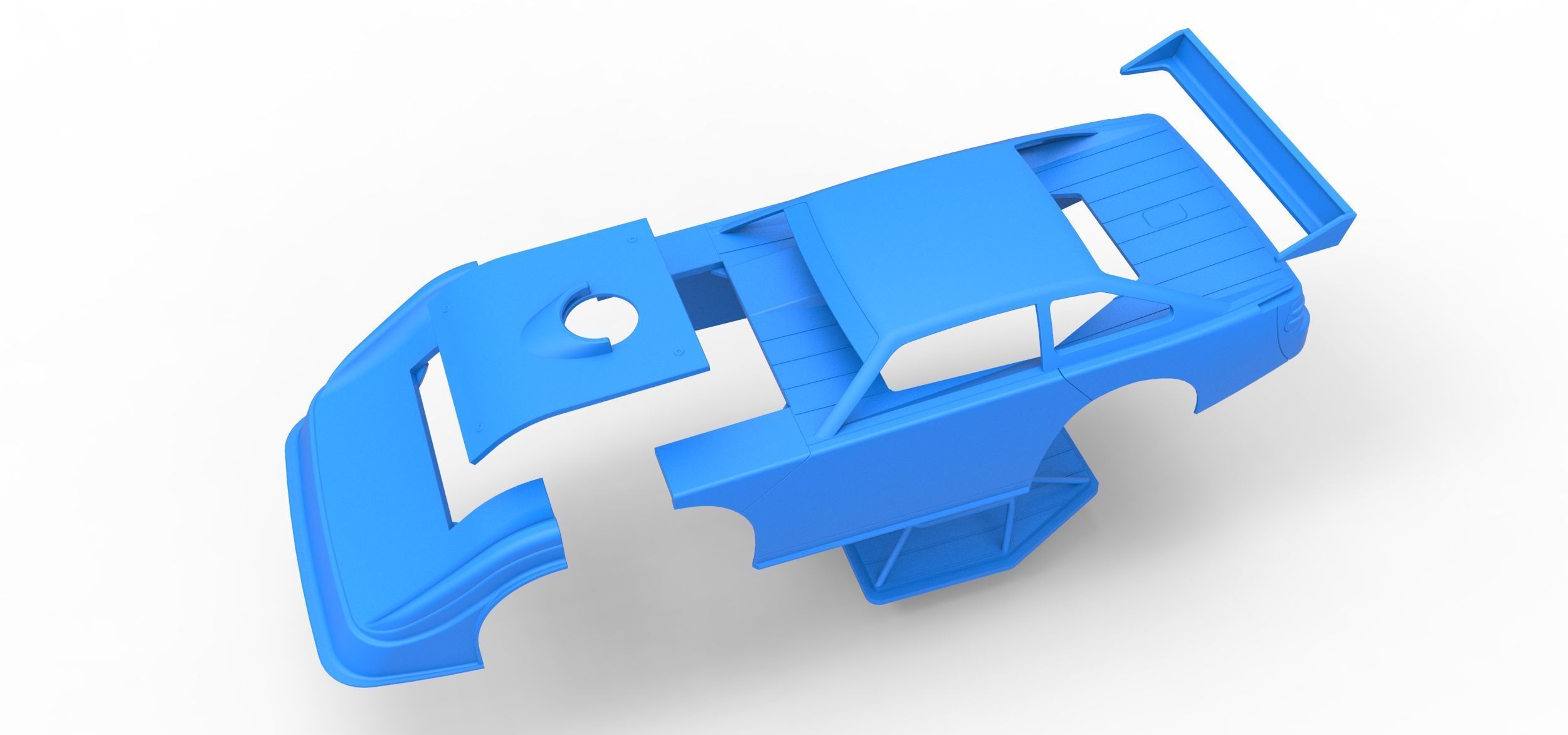 Shell of Australian Super Sedan Version 1 Scale 1 to 25 3D print model_18