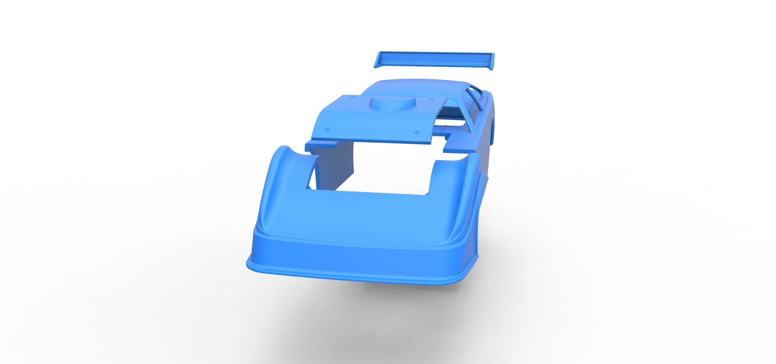 Shell of Australian Super Sedan Version 1 Scale 1 to 25 3D print model_20