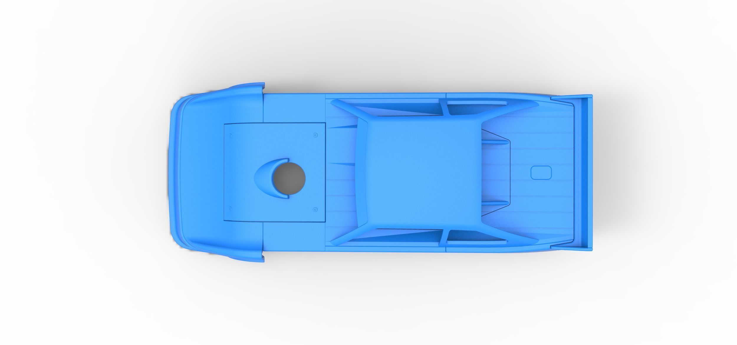 Shell of Australian Super Sedan Version 1 Scale 1 to 25 3D print model_8