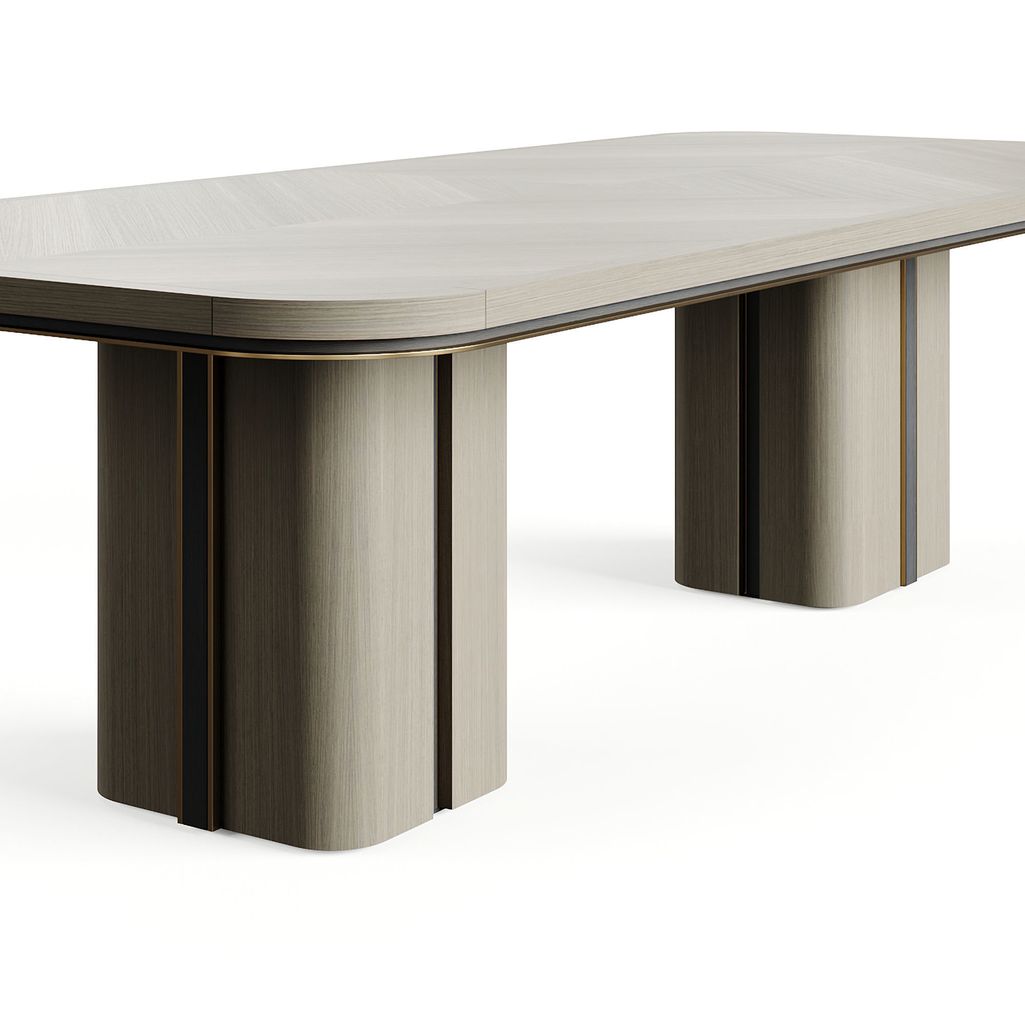Frato KAMAKURA Dining Table L3L280 Low-poly 3D model_7