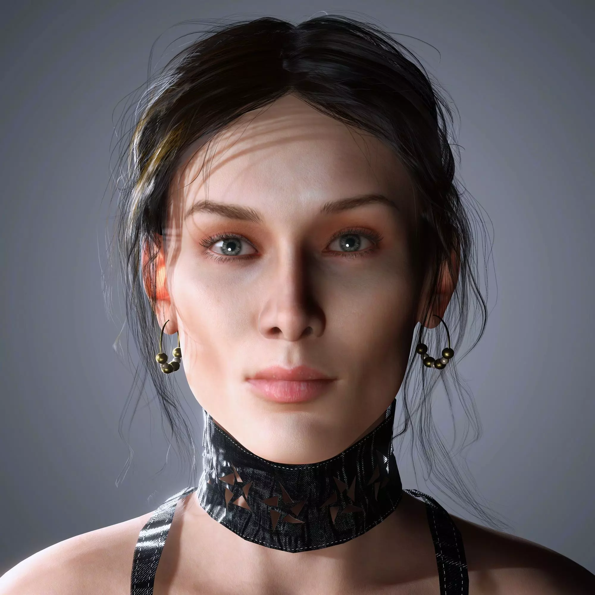 Bella Hadid Character 3D Model Low-poly 3D model