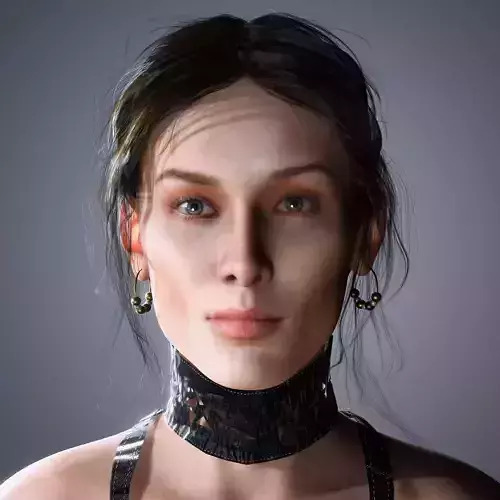 Bella Hadid Character 3D Model
