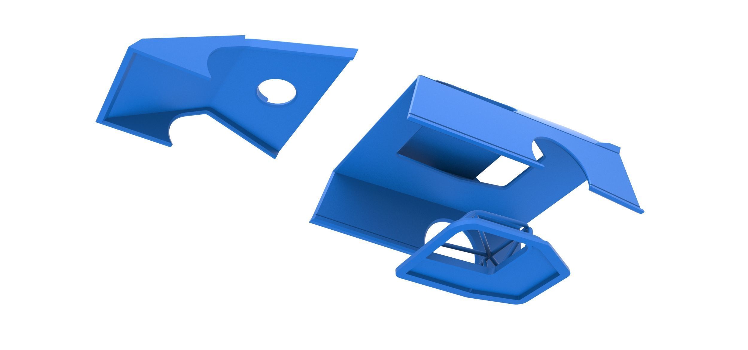 Shell of Dirt Modified stock car Scale 1 to 25 3D print model_16