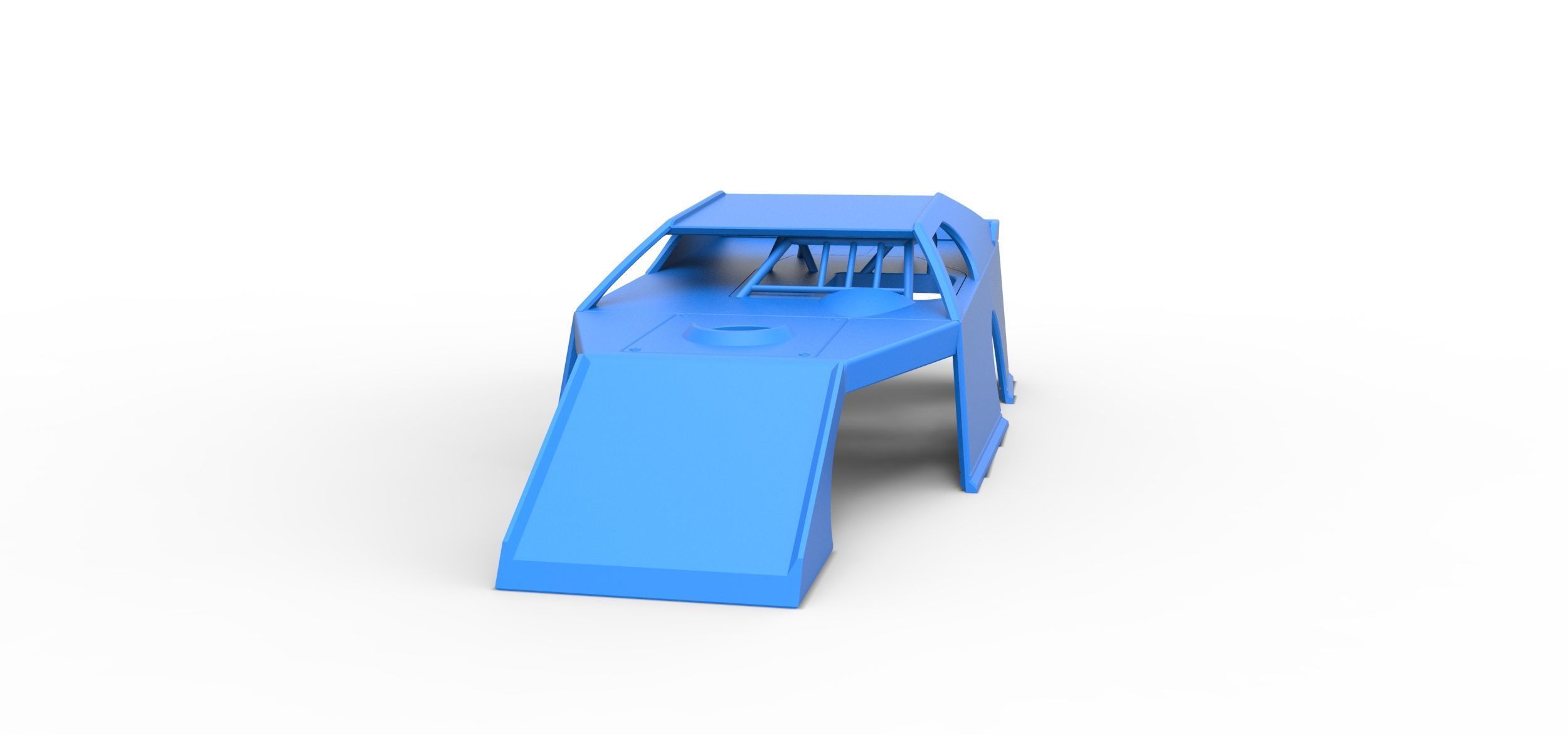 Shell of Dirt Modified stock car Scale 1 to 25 3D print model_3