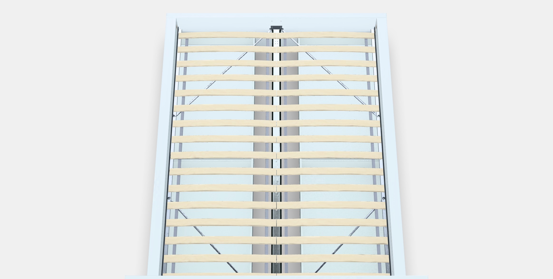 MALM Bed frame high w 4 storage boxes 32 3D model_5