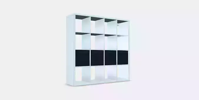 KALLAX Shelving unit with 4 inserts 23