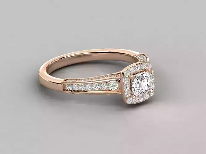 engagement ring varius on one paquet 