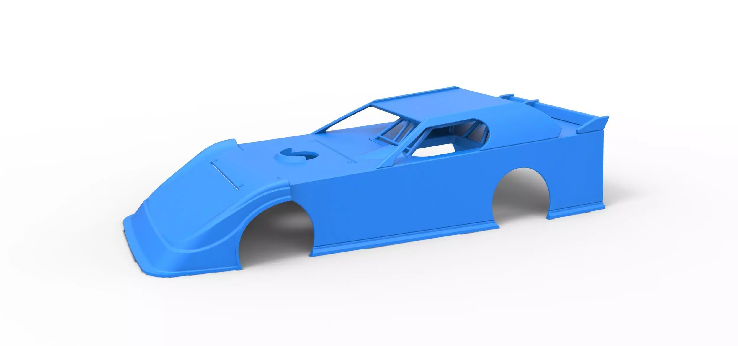Shell of Dirt Modified Super stock car Scale 1 to 25 3D print model