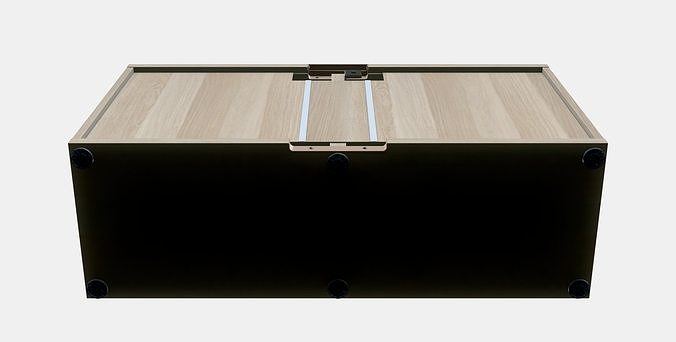 BESTA TV bench 83 3D model 5