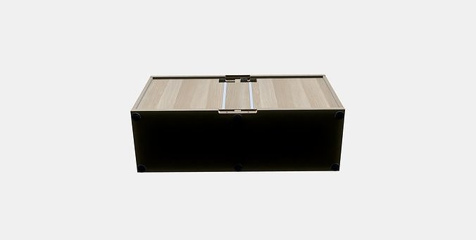 BESTA TV bench 83 3D model 4