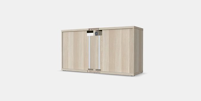 BESTA TV bench 83 3D model 3