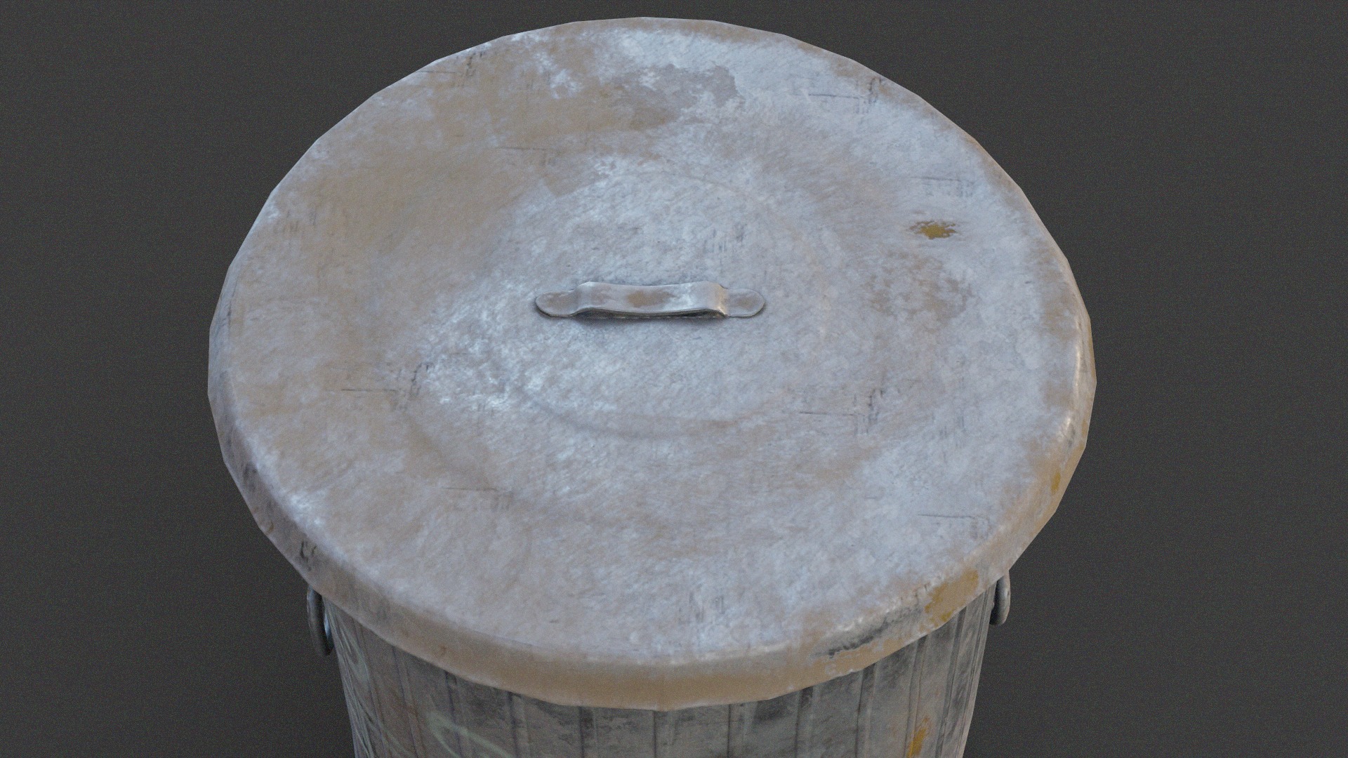 Trash Can Collection Low-poly 3D model_3