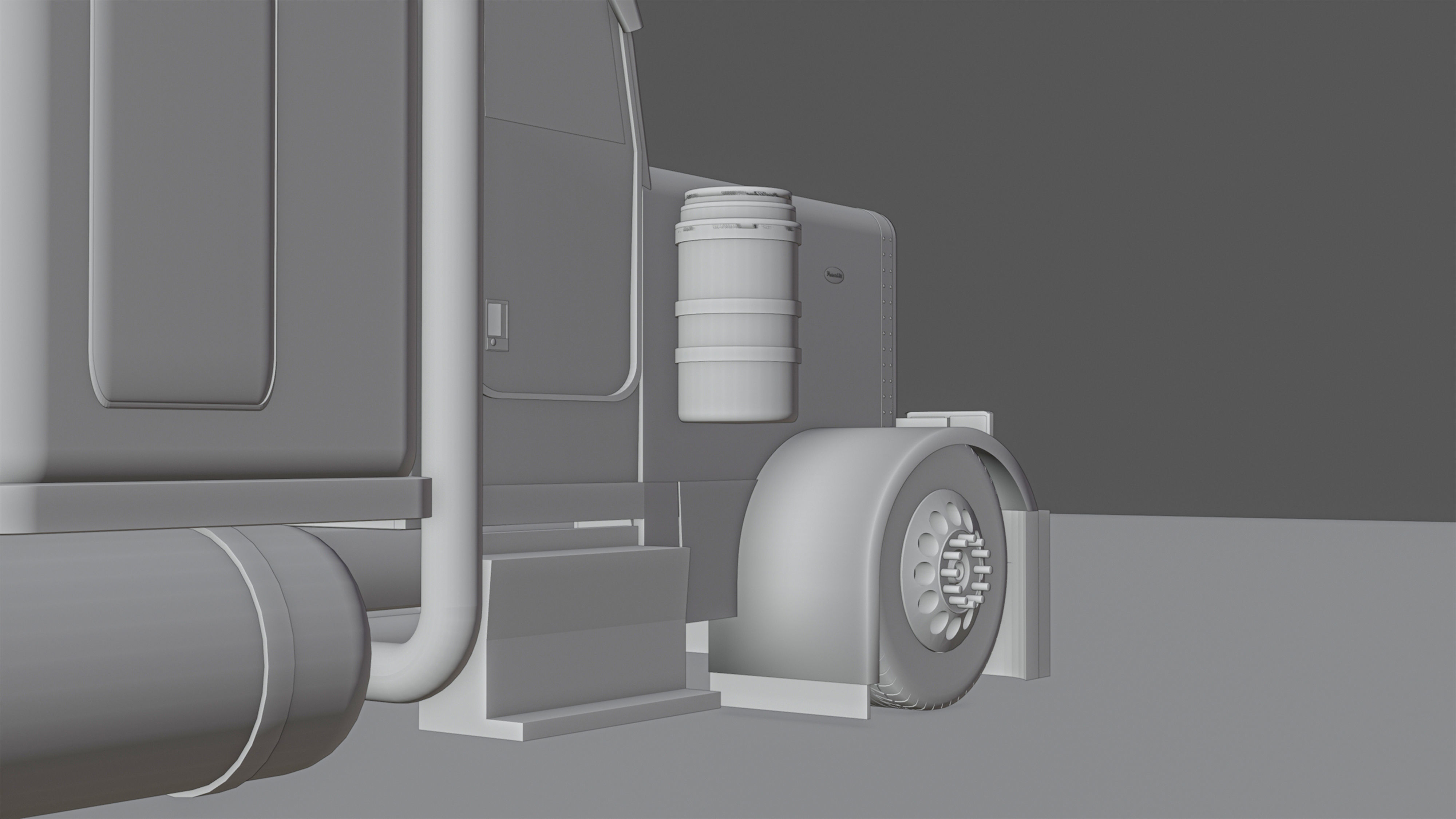 Peterbilt 379 Stretched 3D model_11